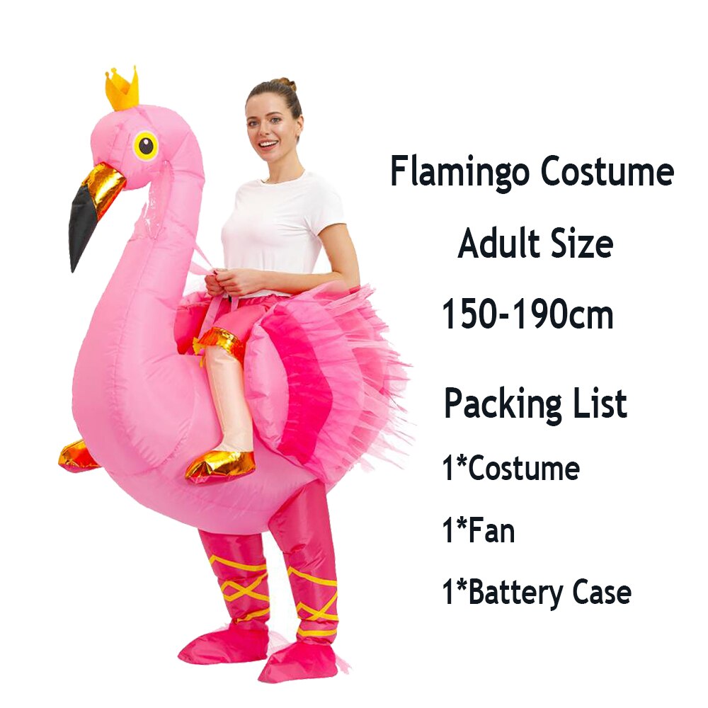 Fantasia inflável flamingo princesa – Flatocornio