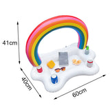 Bandeja flutuante Flatocórnio do arco-íris